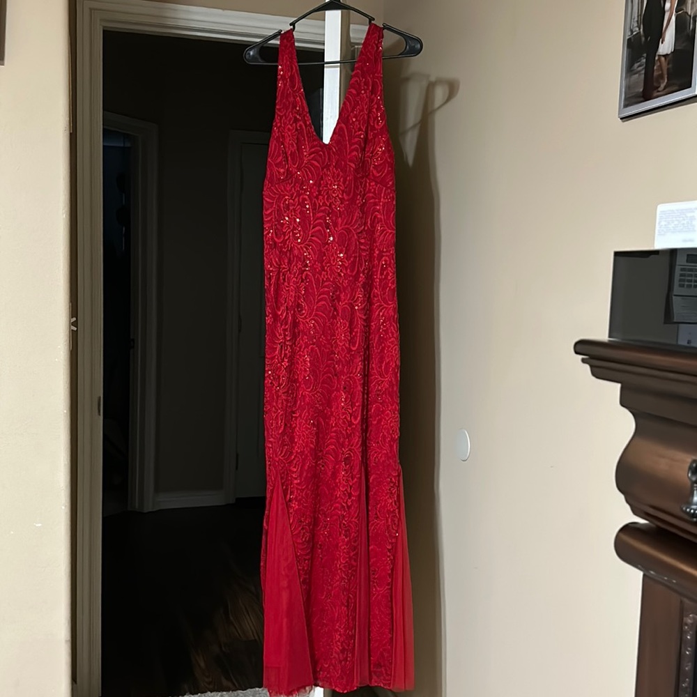 NWT long red dress